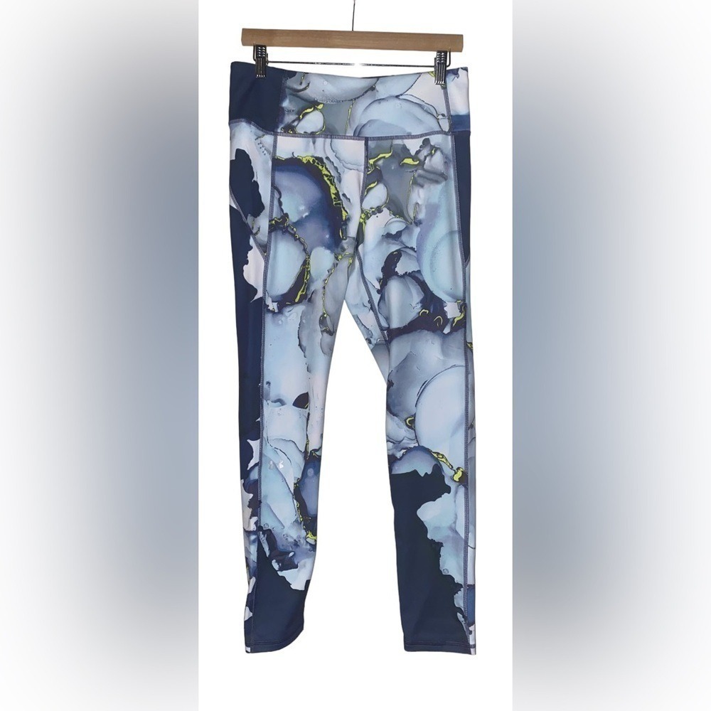 Under Armour Reflect Watercolor Women L Compression Legging Sport Running Gym